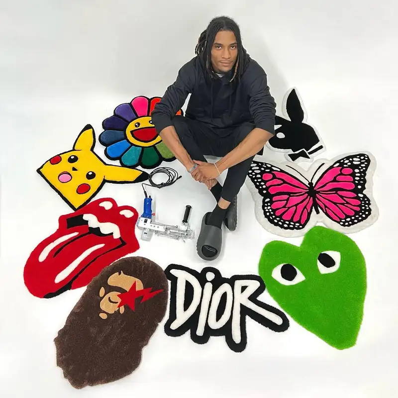 Crafting Art, Weaving Community: A Conversation with Rugmaker Omari Martin