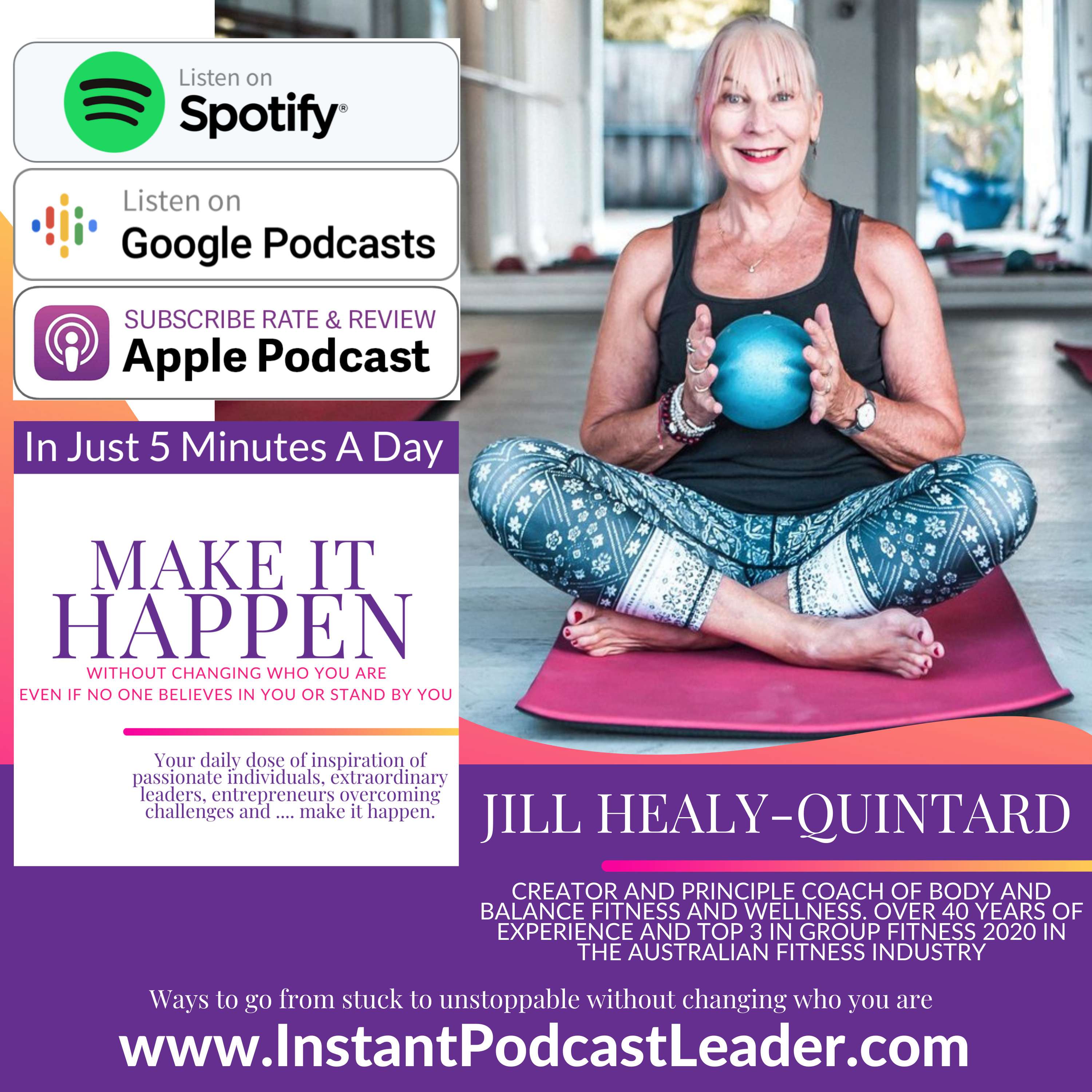 MIH EP51 Jill Healy-Quintard Creator and principle coach of Body and Balance Fitness and Wellness