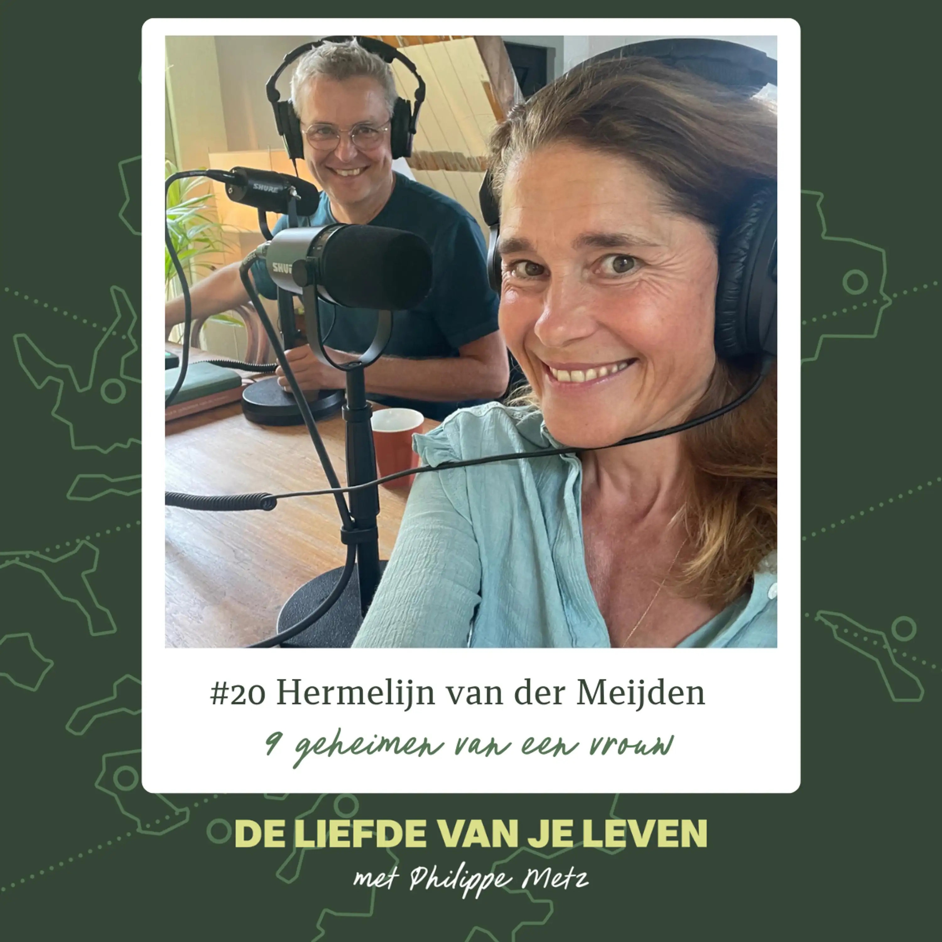 Cover voor episode '#20 Hermelijn van der Meijden - 9 geheimen van een vrouw'