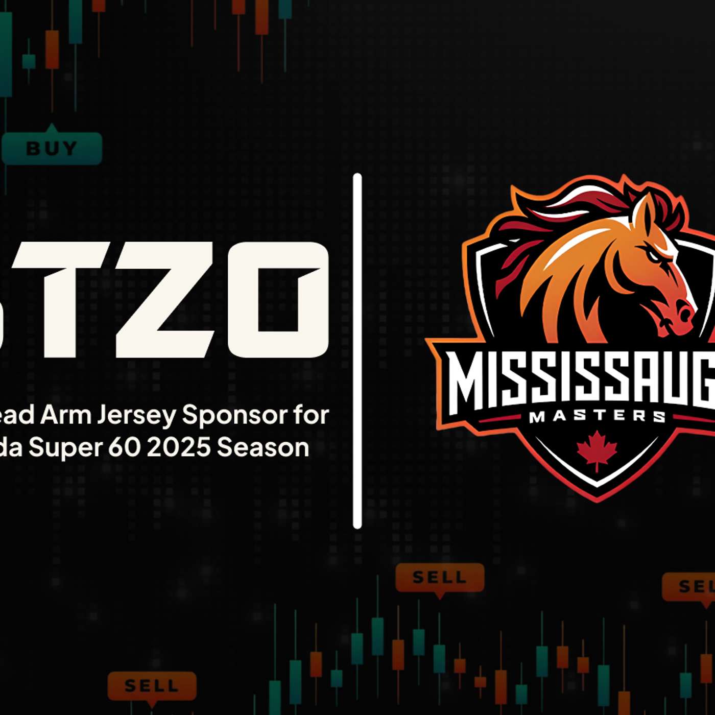 Mississauga Masters Confirm BTZO as Non-Lead Arm Jersey Sponsor for Canada Super 60 2025 Season
