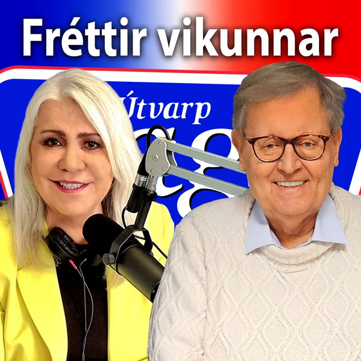 Arnþrúður Karlsdóttir og Pétur Gunnlaugsson