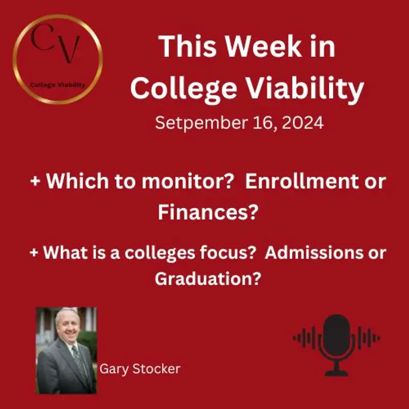 This Week In College Viability (TWICV) for September 16, 2024