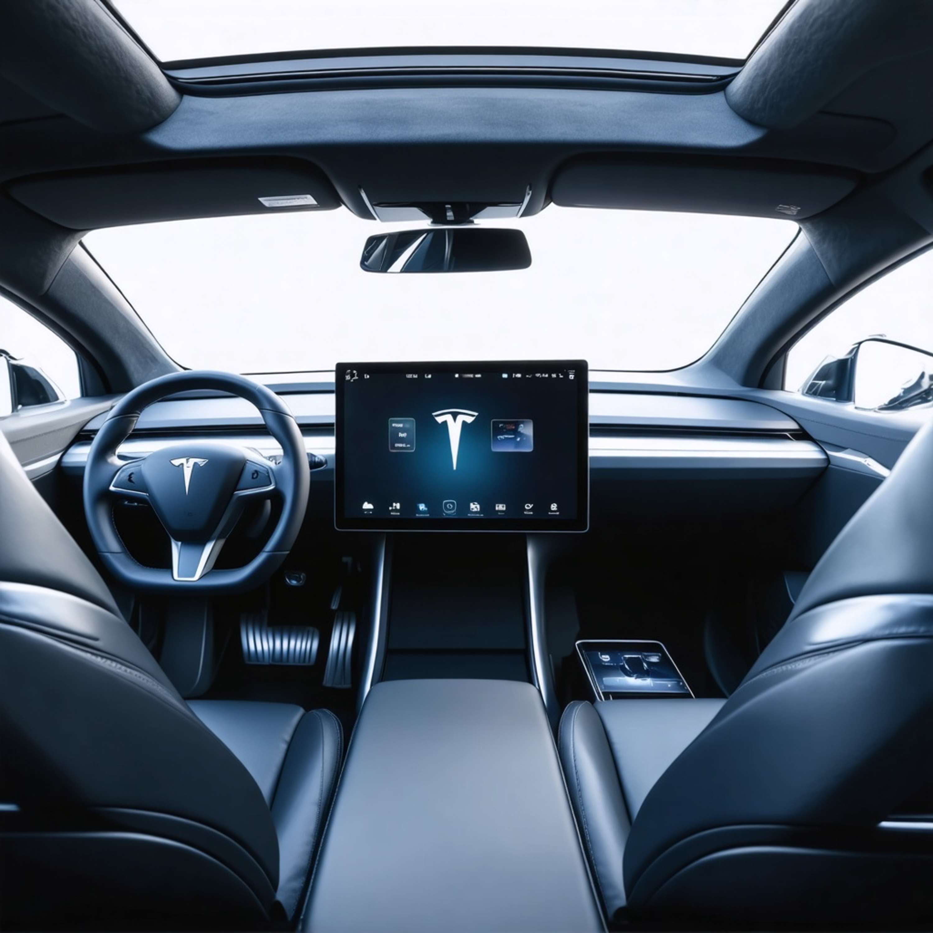 2024 vnkesno Under Screen Storage for Tesla Models