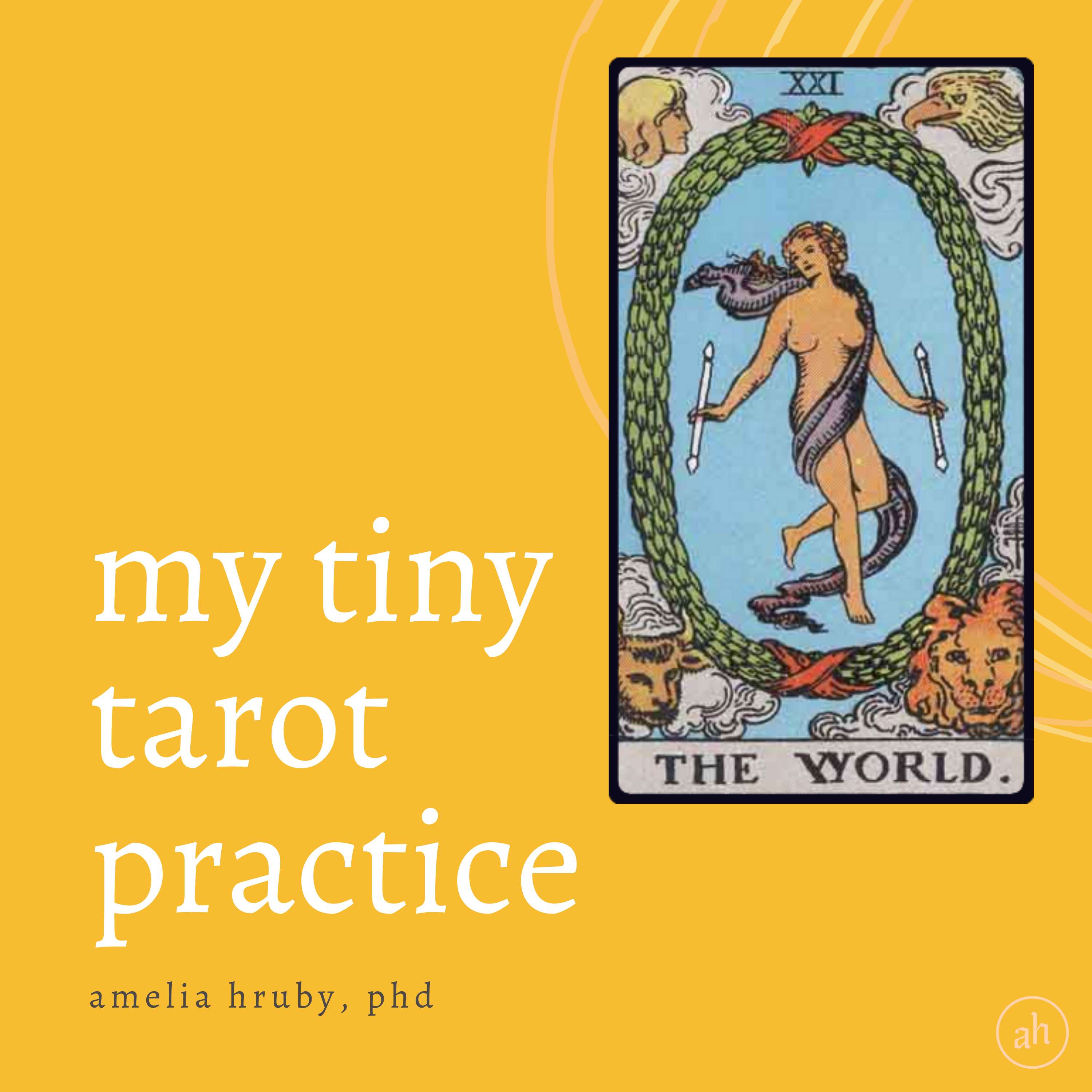 my tiny tarot practice