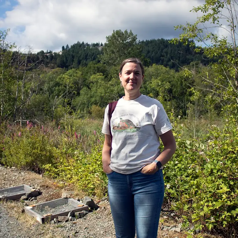 Conservation group monitors Western painted turtle nesting habits at Buttertubs Marsh