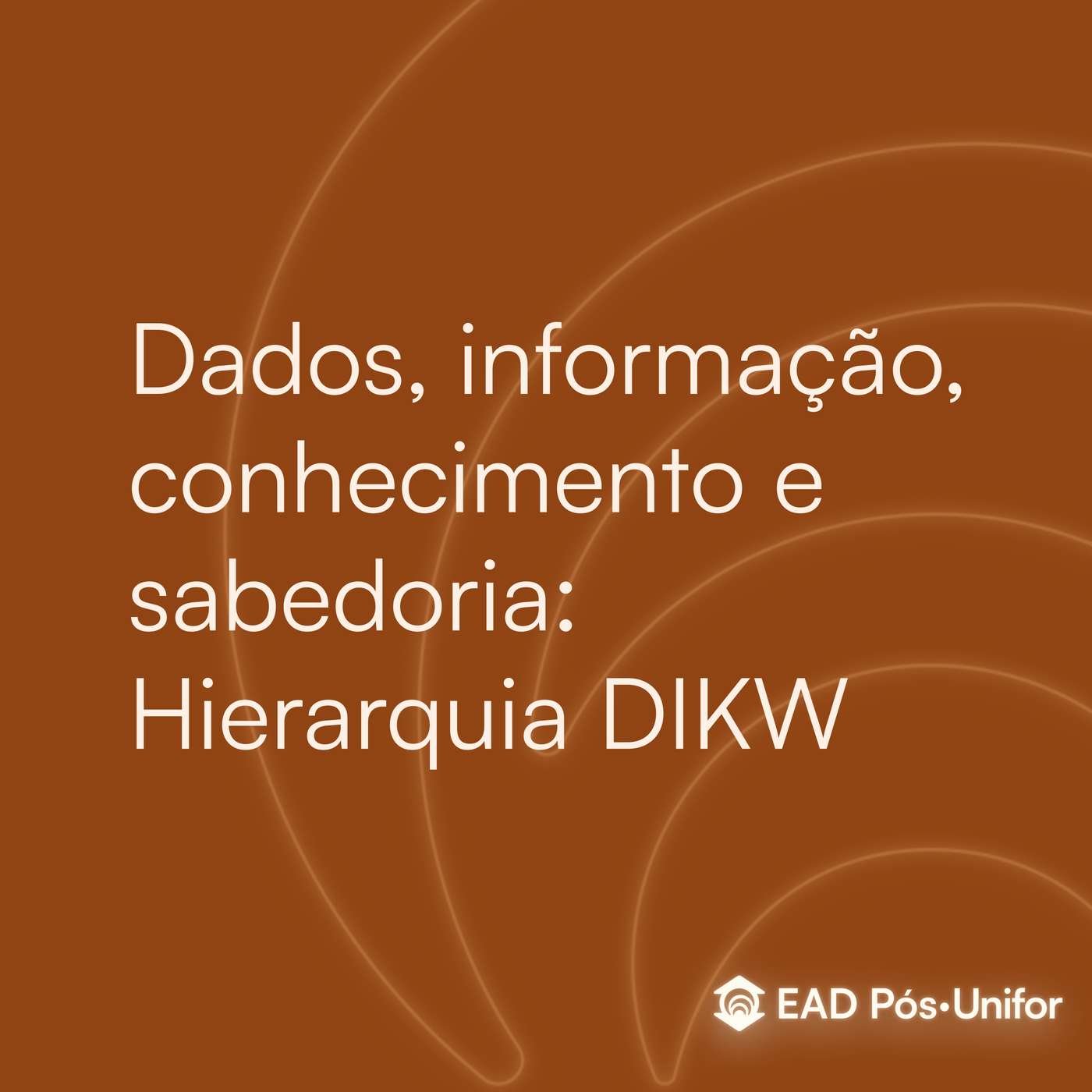 Dados, Informação, conhecimento e sabedoria: Hierarquia DIKW episode artwork