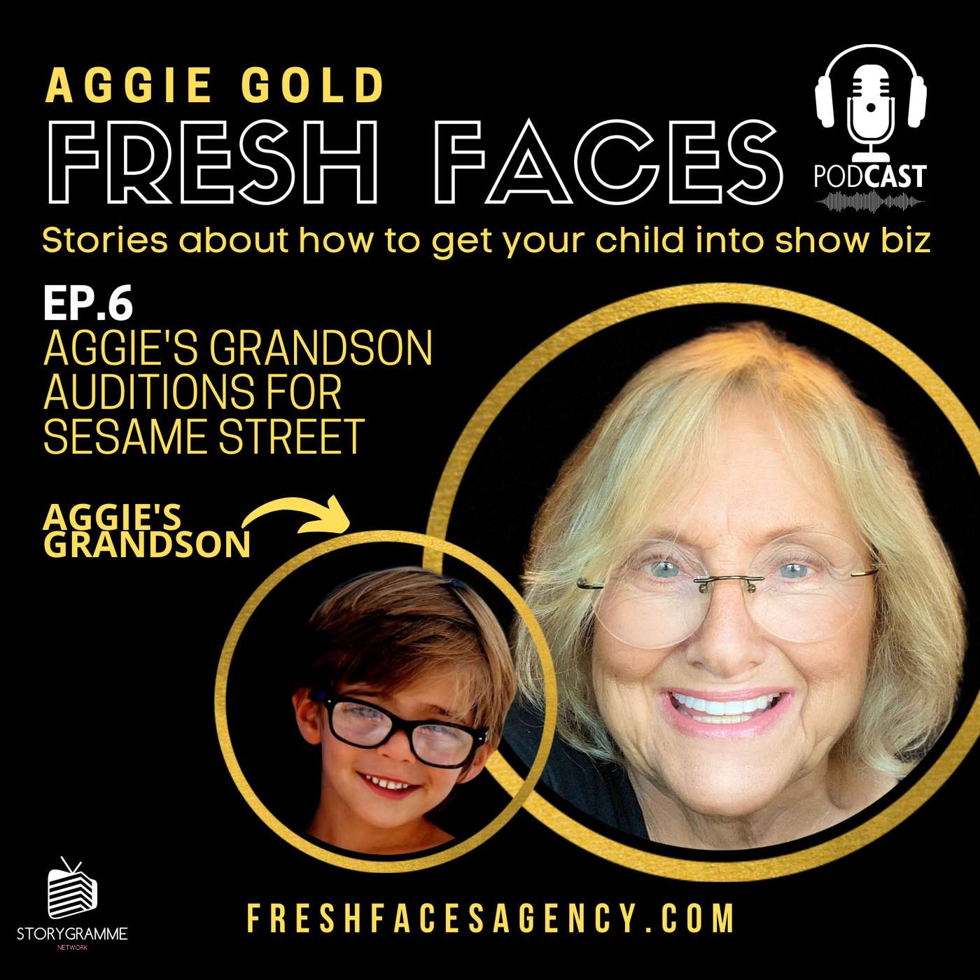 Aggie's grandson auditions for Sesame Street