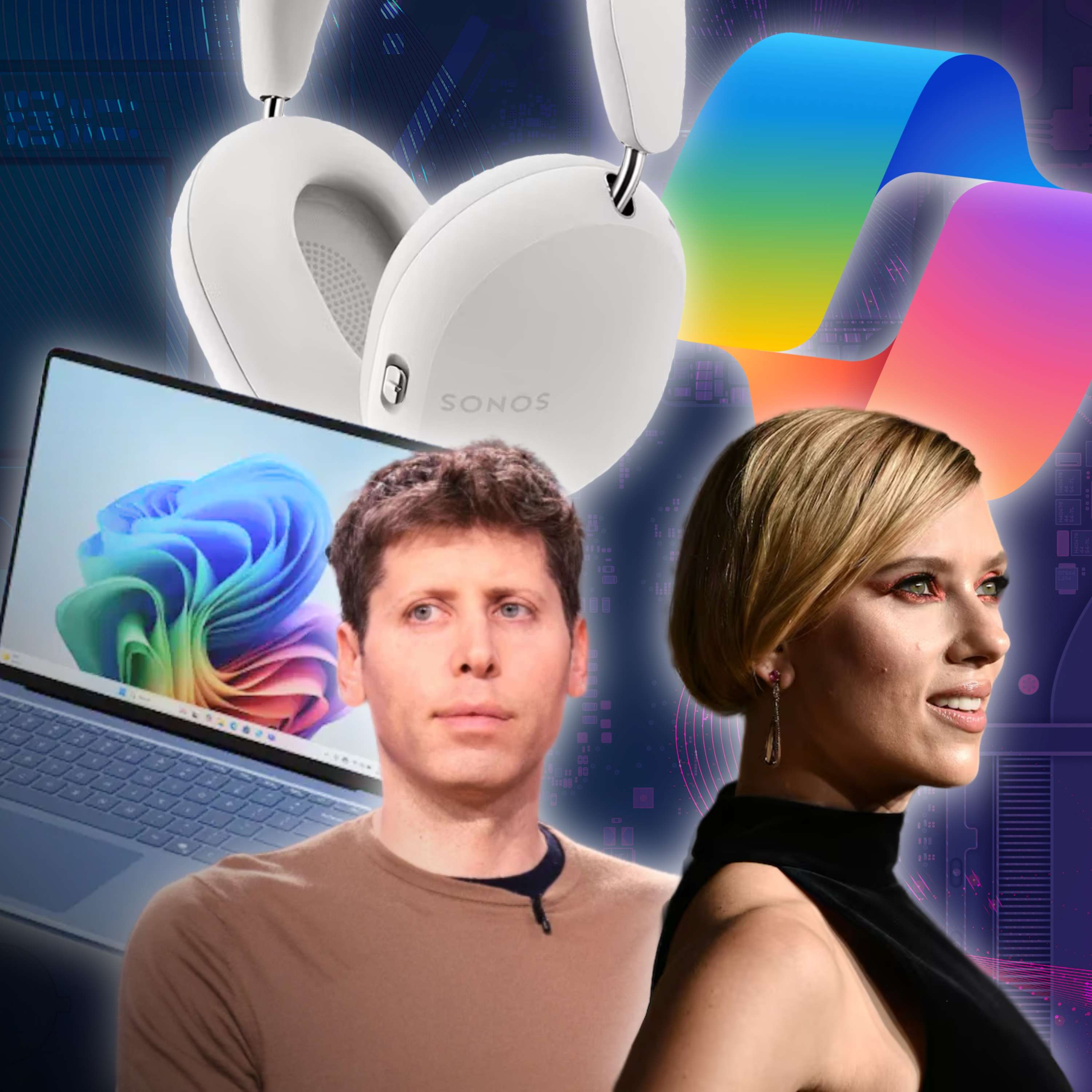 Microsoft Reignites Mac vs PC War, Scarlett Johansson + OpenAI Controversy, iPhone Badge Hygiene - podcast episode cover