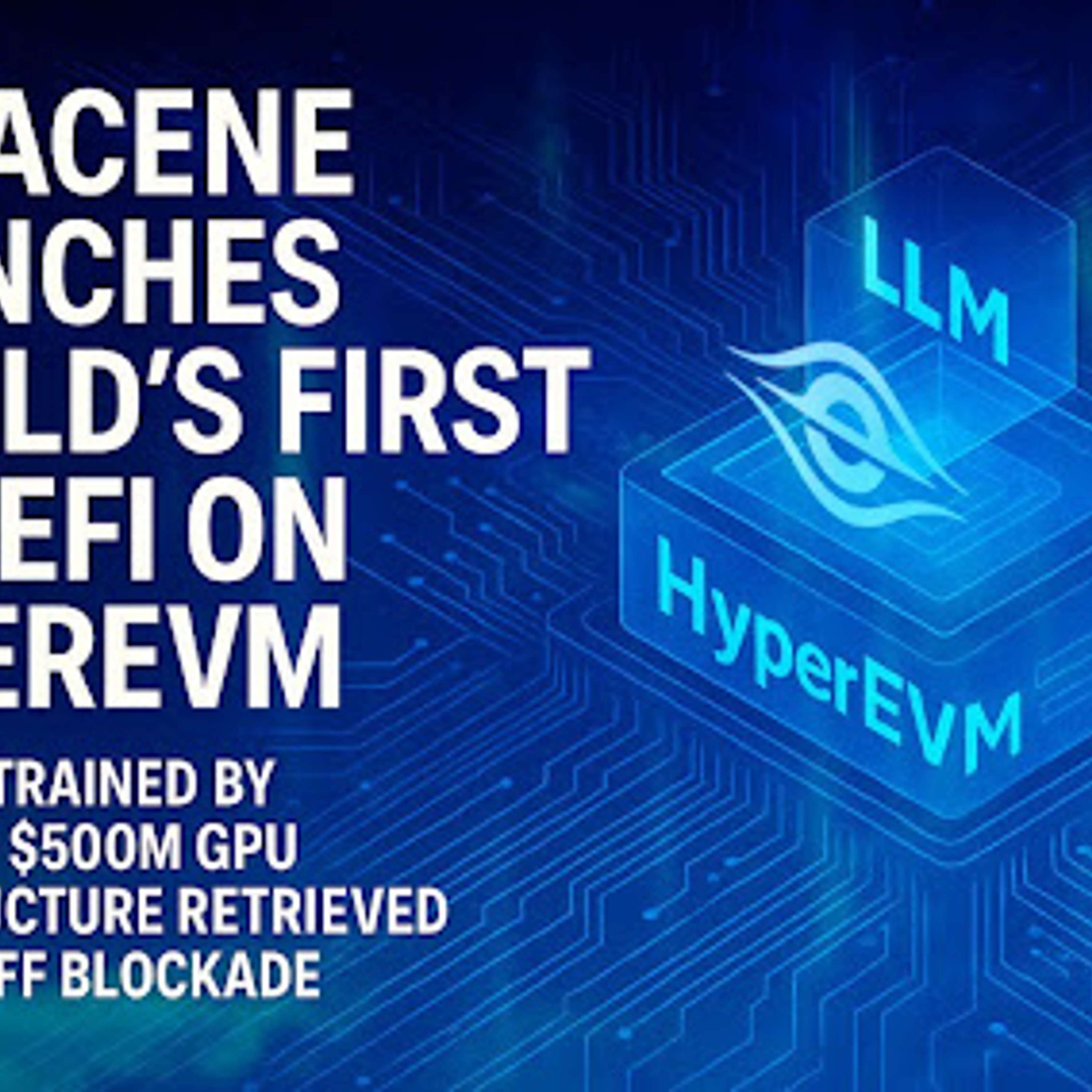 MetaCene Launches World's First GameFi On HyperEVM With LLM Trained By Unlocked GPU Infrastructure