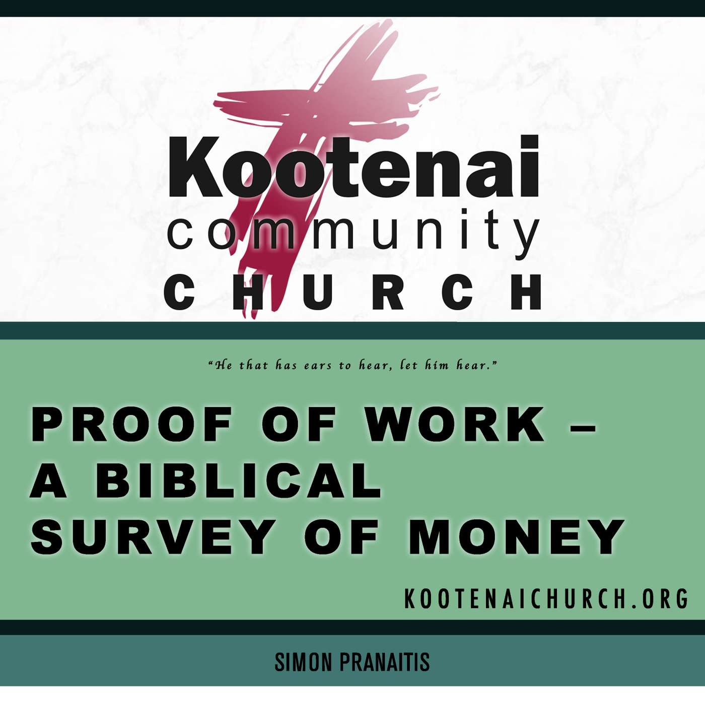 Proof of Work - A Biblical Survey of Money