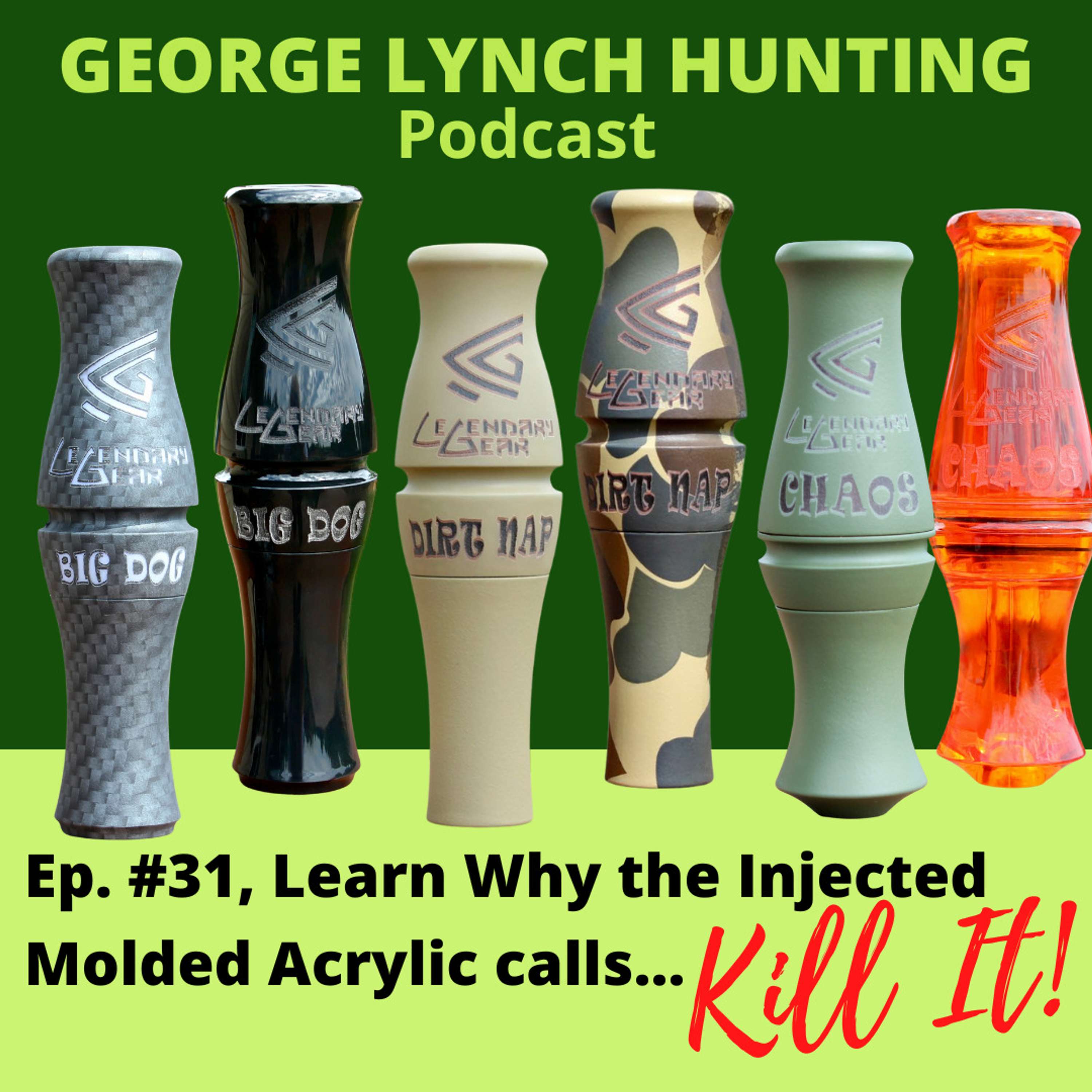 Learn why the Injected Molded Acrylic calls ... KILL IT!  by GEORGE LYNCH