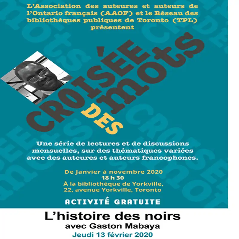 LITTERATURE - Gaston Mabaya et l'histoire des Noirs