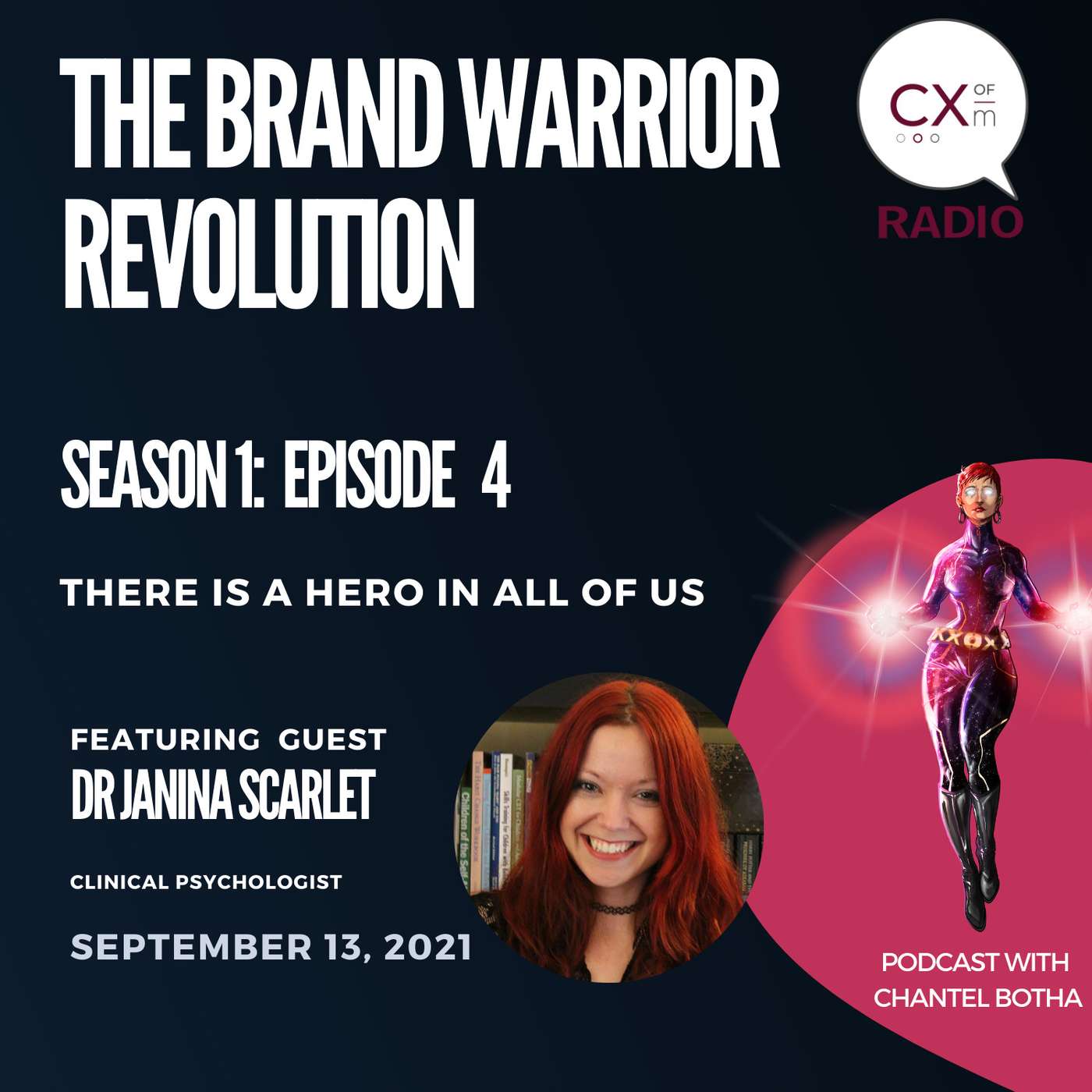 Dr Janina Scarlet - There is a Superhero in All of Us!