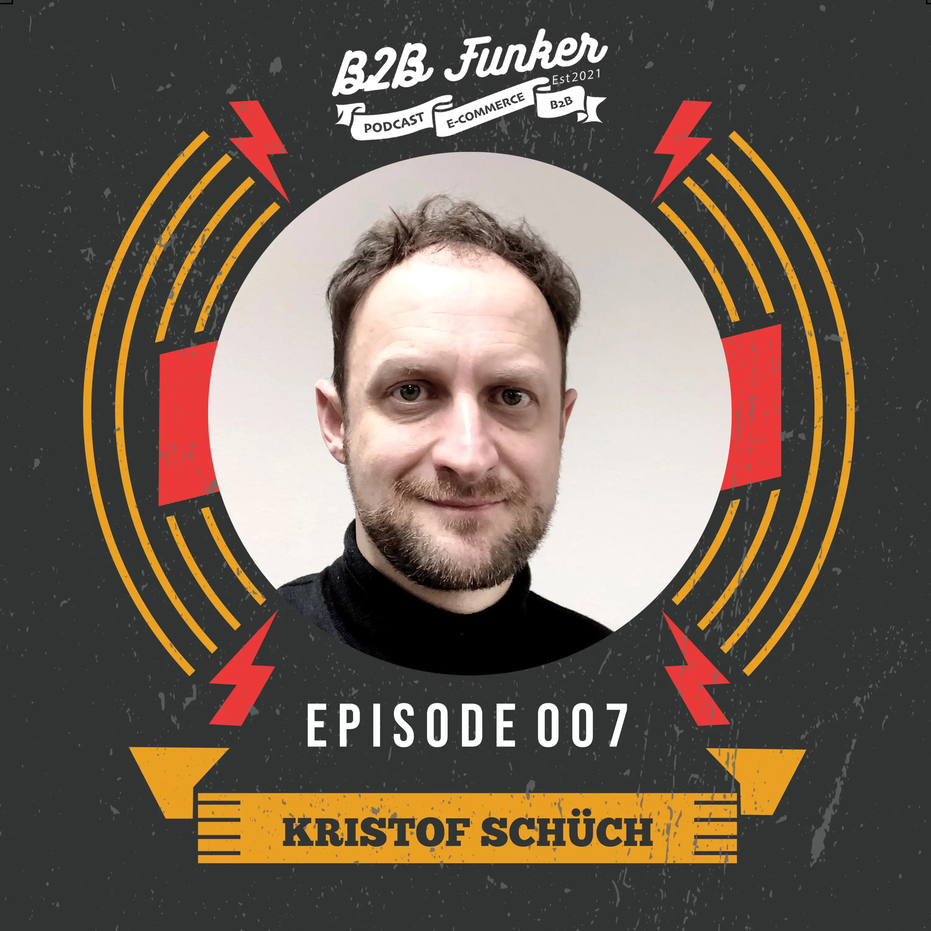 Podcast-Cover: B2B #007 - B2B Commerce im Maschinenbau bei Getriebebau NORD mit Kristof Schüch