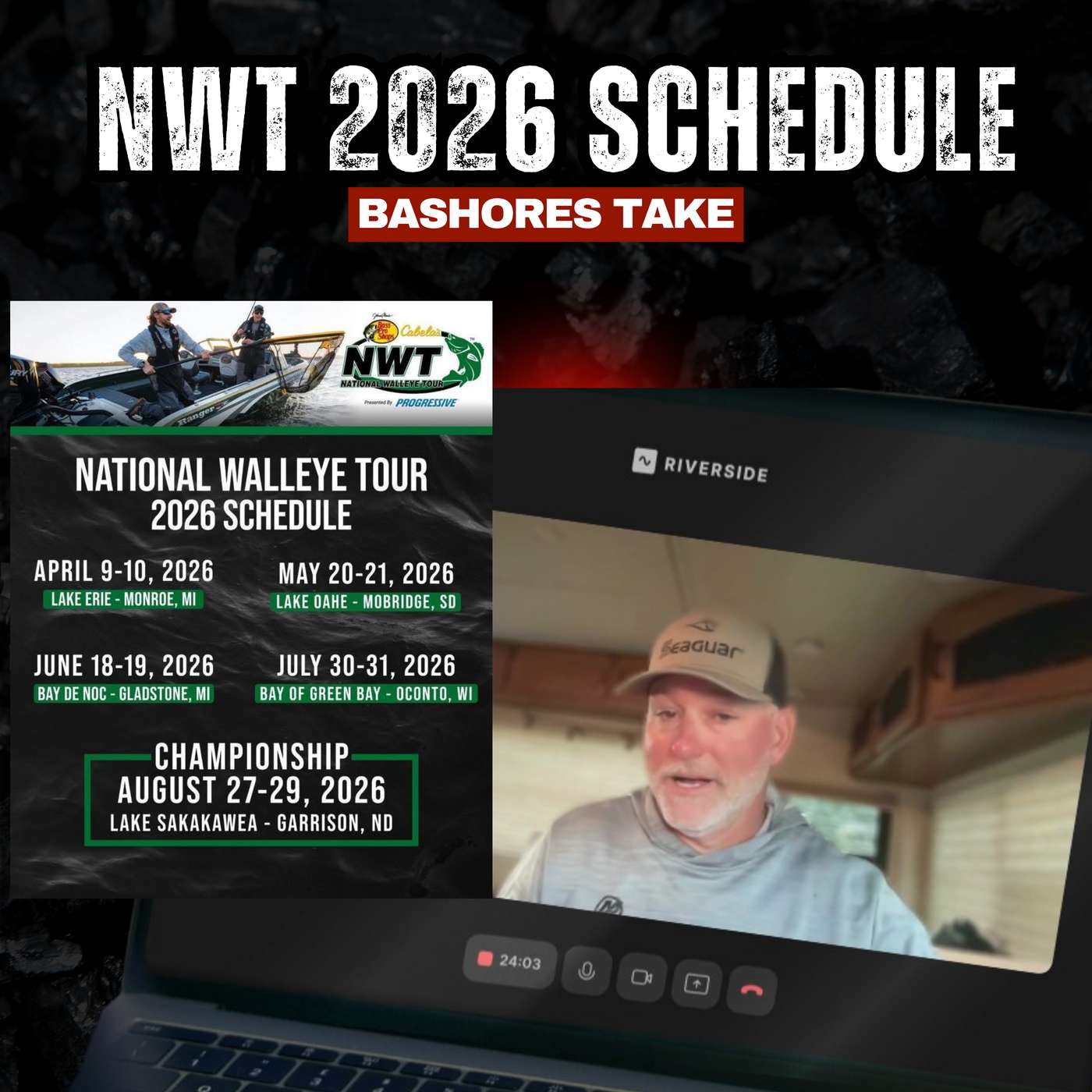 2026 National Walleye Tour Schedule, Bashore's Take