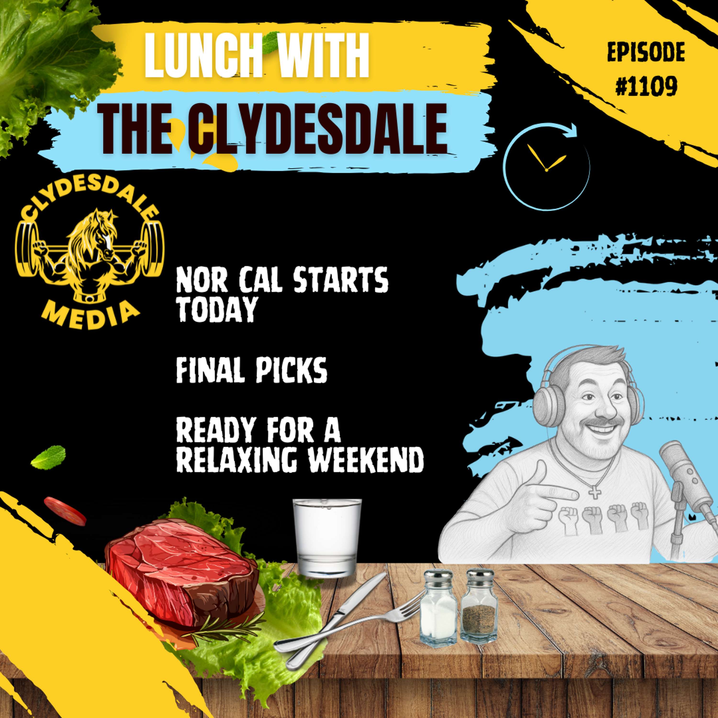 Lunch with the Clydesdale - Nor Cal starts today!