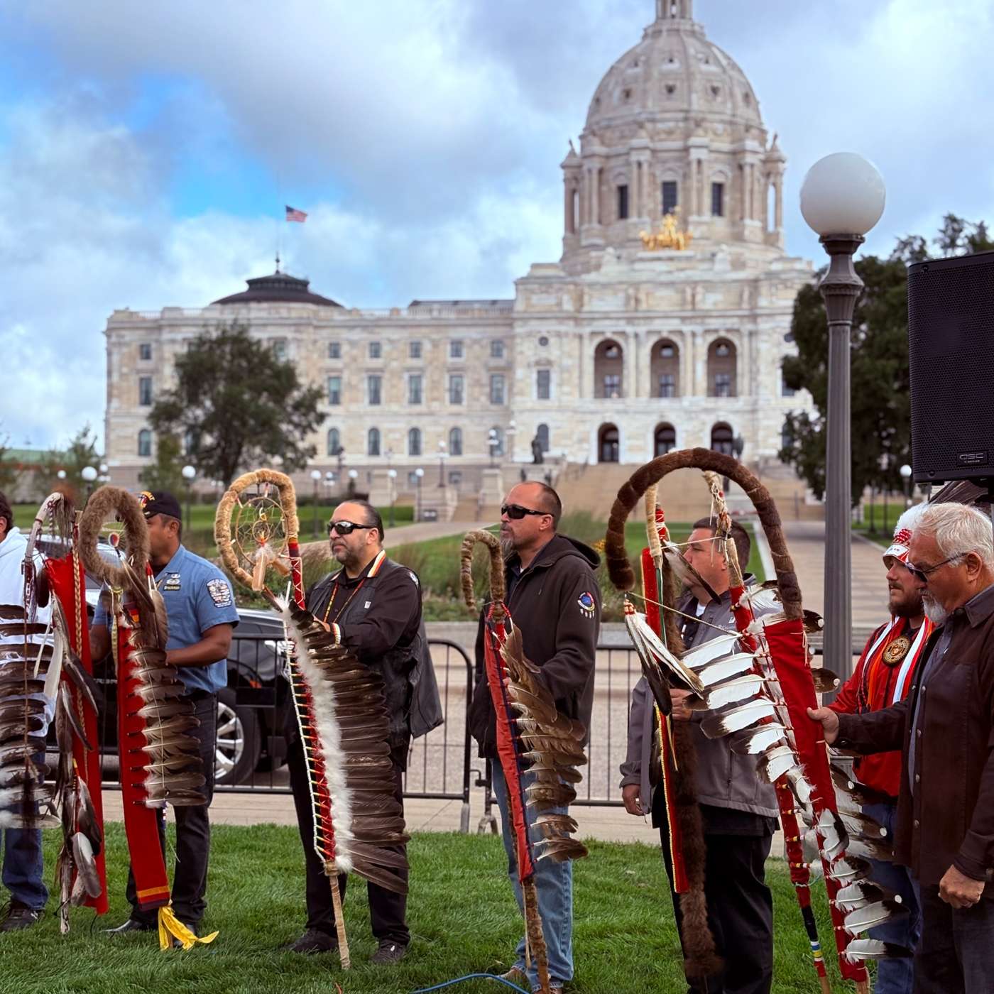 The State Capitol Unveils Its Tribal Flag Plaza, and the Minnesota Historical Society Welcomes Its First Native American Museum Fellowship Cohort