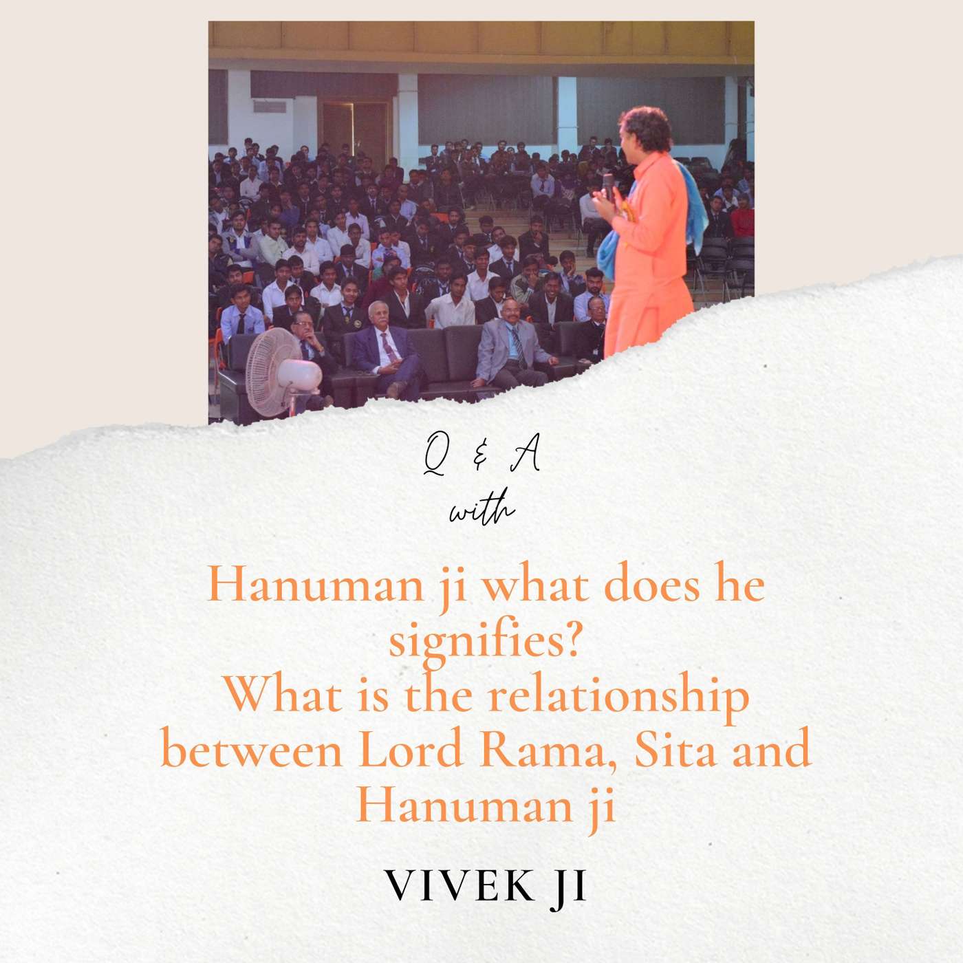 Vivek ji-What is the relationship or bond between the Lord Rama, Goddess Sita, and Lord Hanuman? Vivek ji-What is the relationship or bond between the Lord Rama, Goddess Sita, and Lord Hanuman?