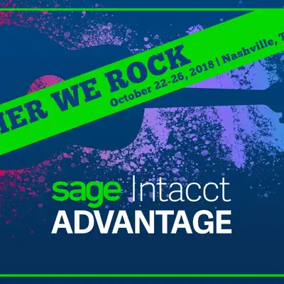 Artwork for Takeaways from Intacct Advantage, David joins AutoEntry, results from Intuit’s annual rate survey, and more