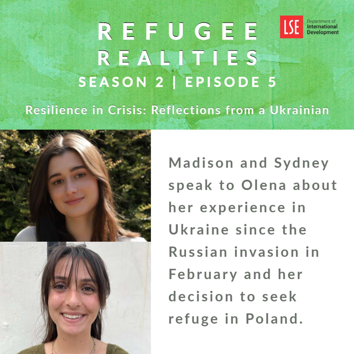 S2, E5 Resilience in crisis: Reflections from a Ukrainian S2, E5 Resilience in crisis: Reflections from a Ukrainian
