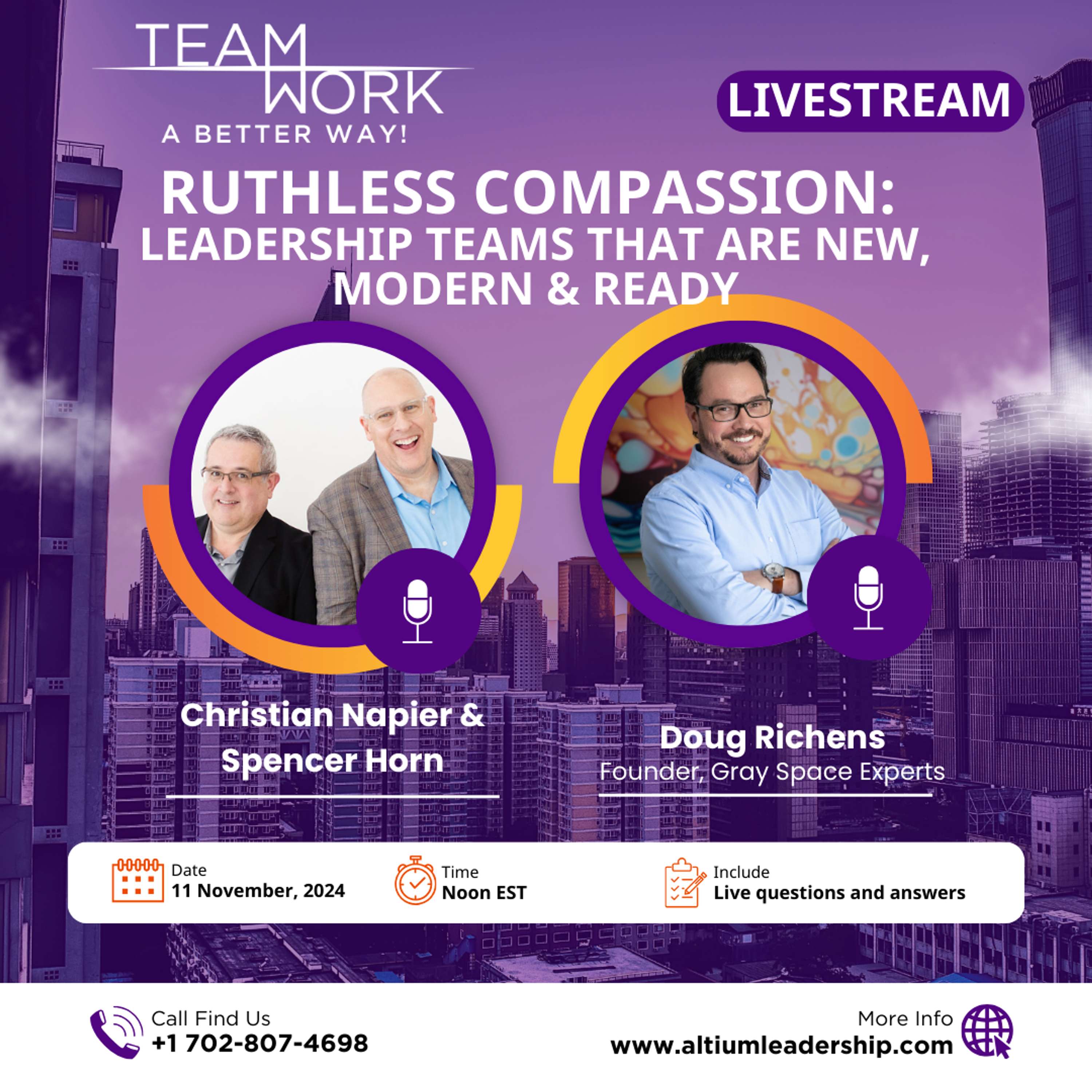 Ruthless Compassion: Leadership Teams  that are New, Modern & Ready - podcast episode cover