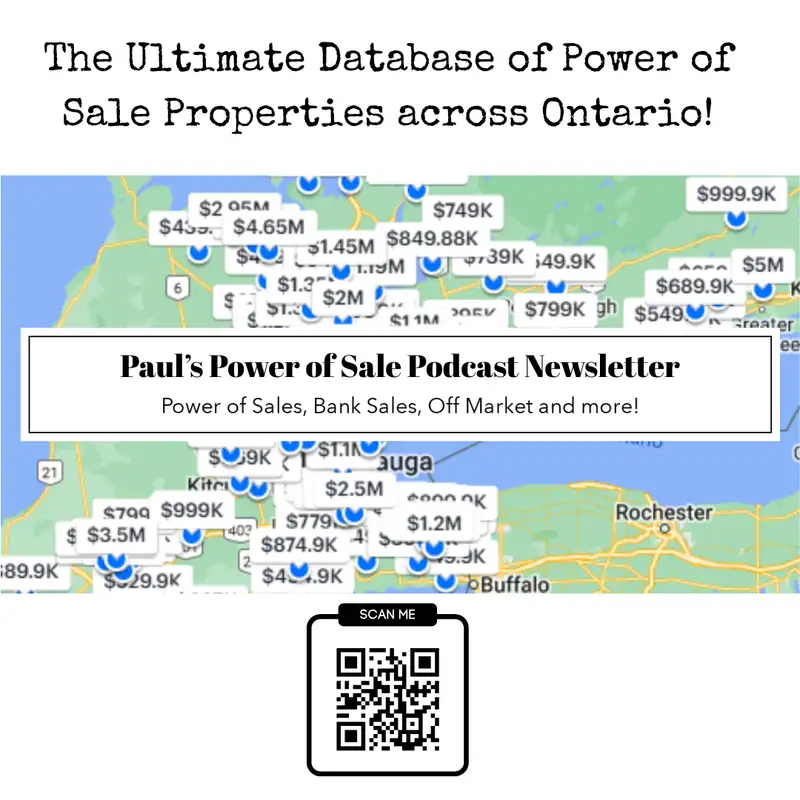 Paul's Power of Sale Podcast Newsletter