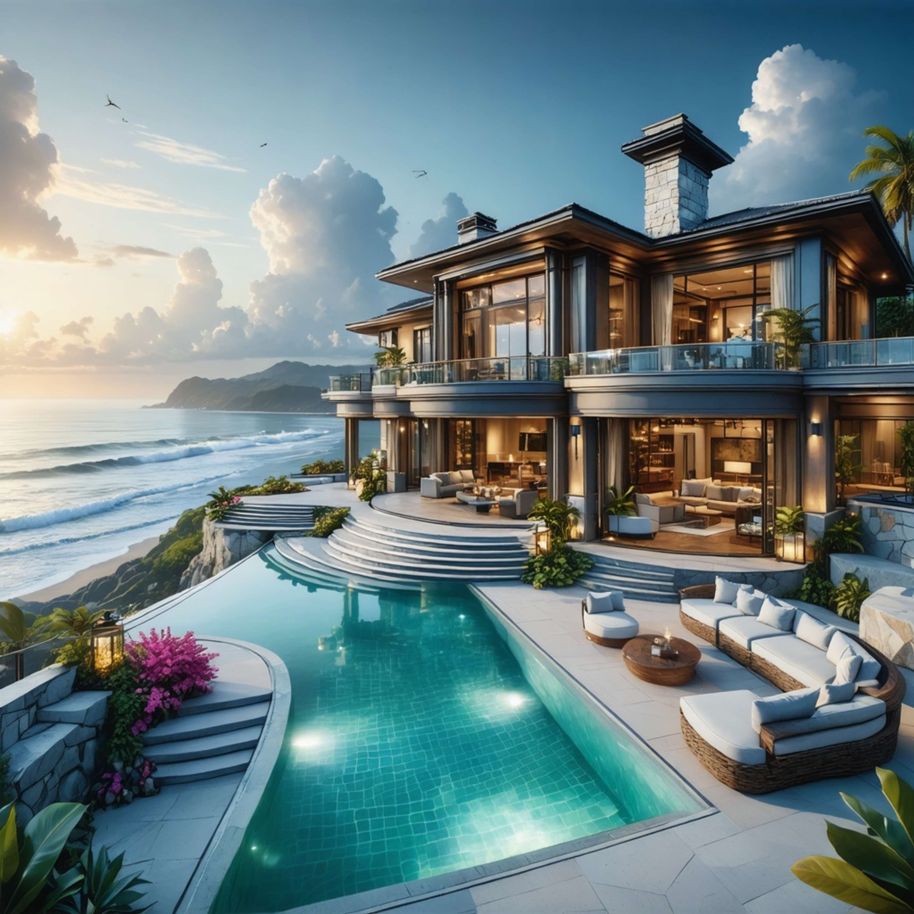 Luxury Coastal Home for Sale at 123 Ocean View Drive