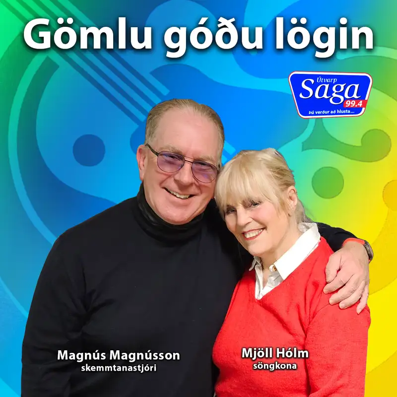 Magnús Magnússon og Mjöll Hólm söngkona