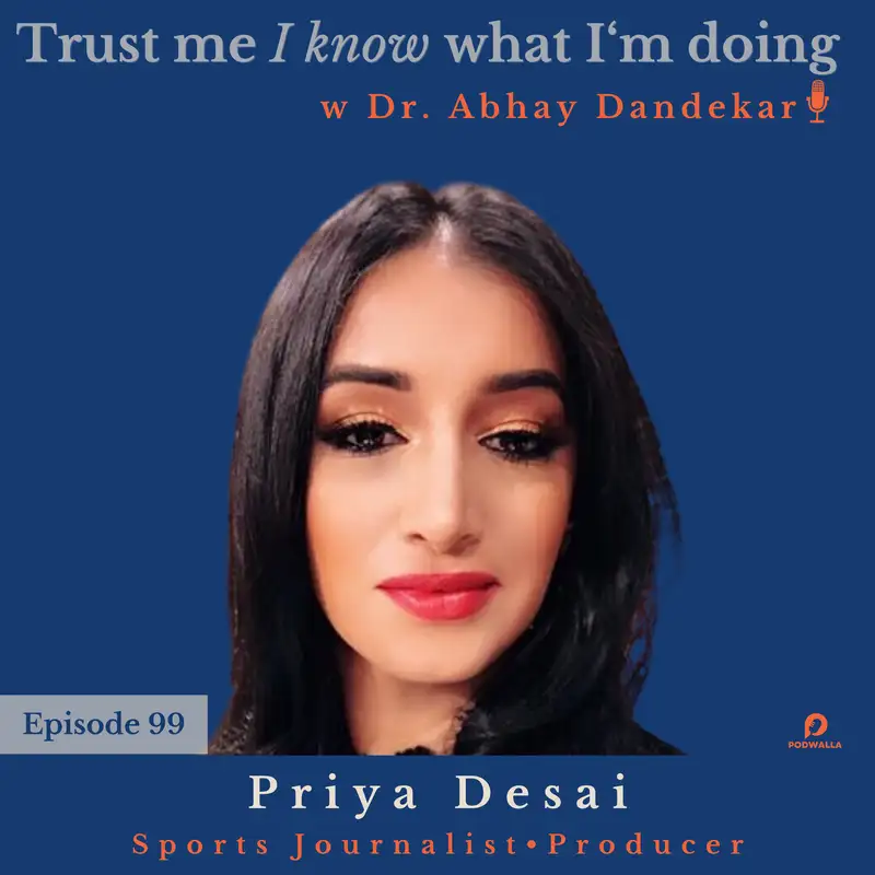 Priya Desai...on sports as a connector and mirror of who we are, and on asking deeper questions about race, politics, and culture as they intersect with sports.