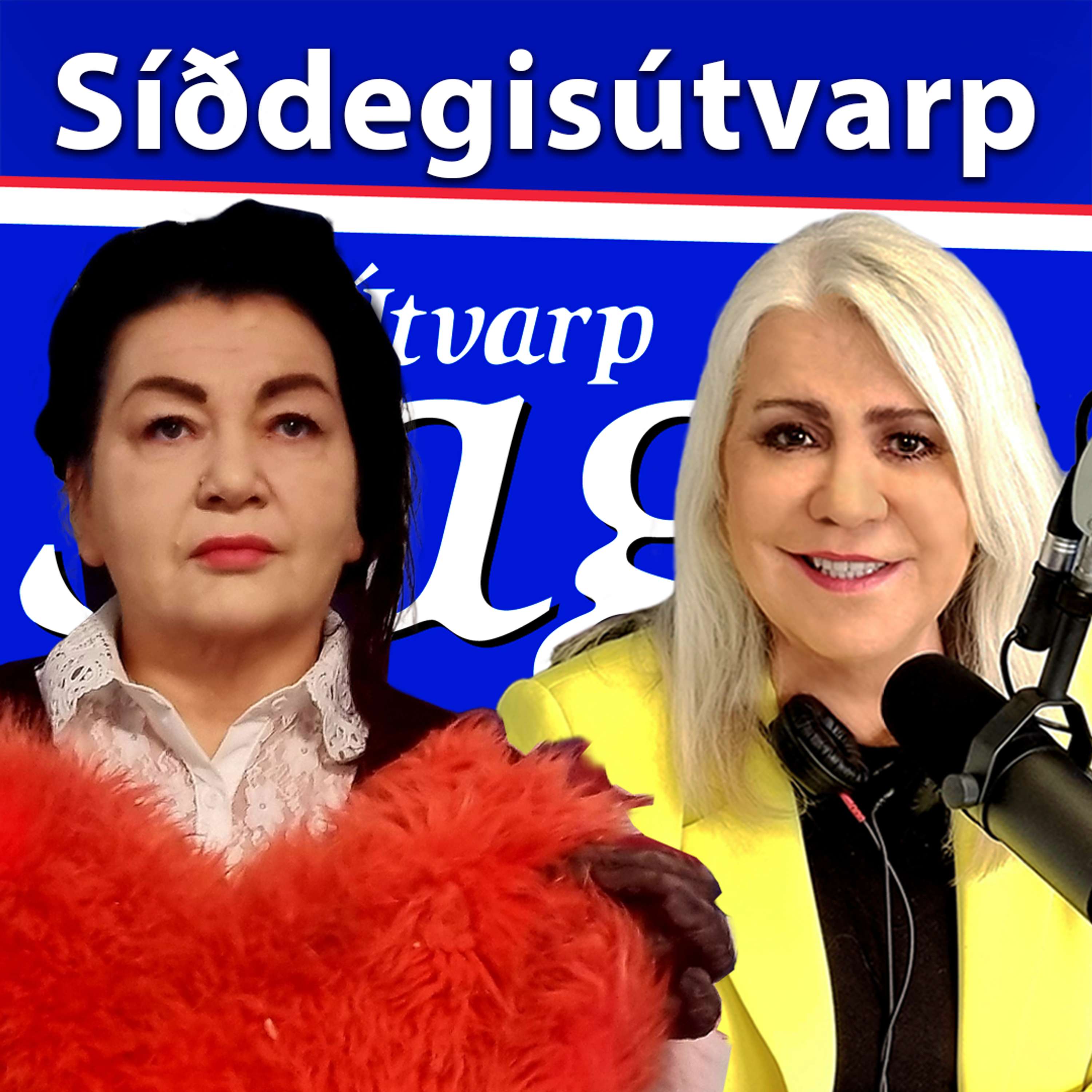 Arnþrúður Karlsdóttir og Sigga Kling á léttu nótunum