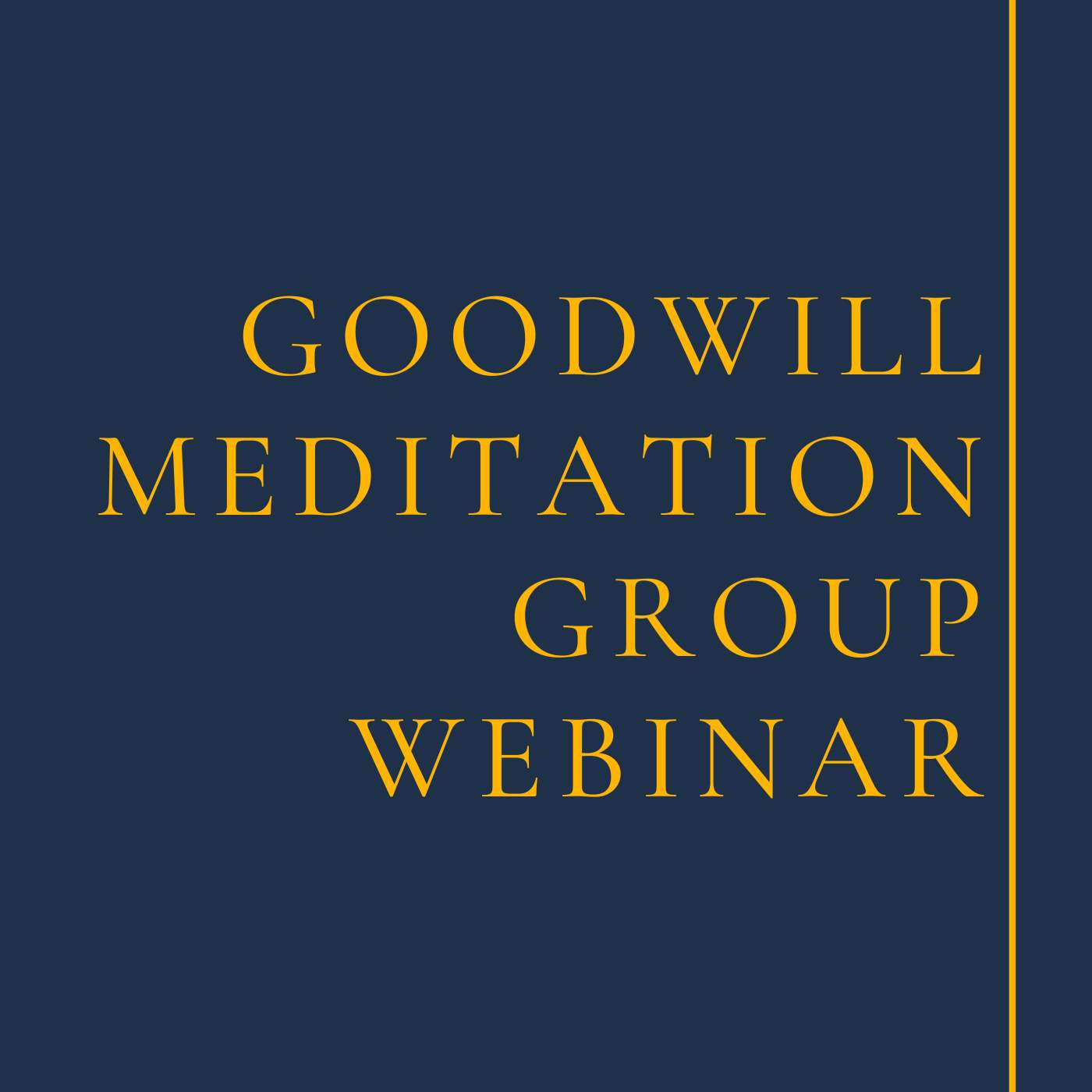 Goodwill Meditation Group Webinar: Triangles of Light and Goodwill