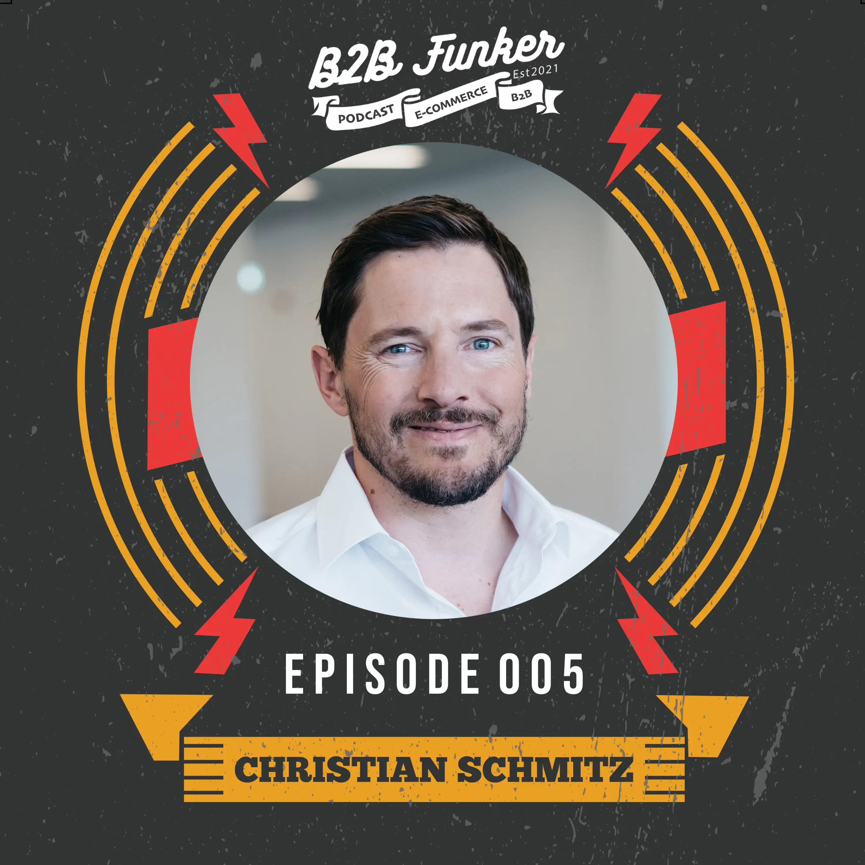 Podcast-Cover: B2B #005 - Die Zukunft im Vertrieb - Learnings aus Corona mit Christian Schmitz