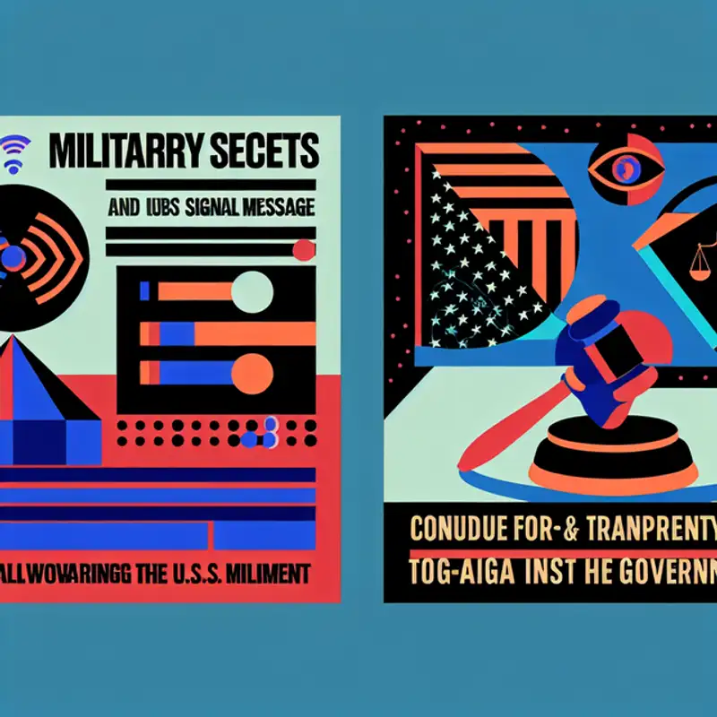 Unpacking the Signal Controversy: Military Secrets, Legal Battles, and the Fight for Transparency