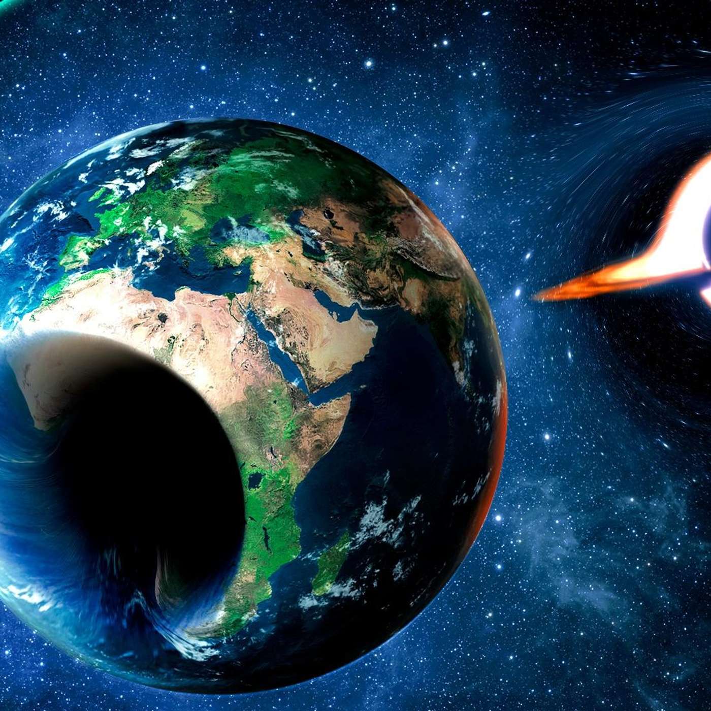 Earth Black Hole Hypothesis and Celestial Wonders
