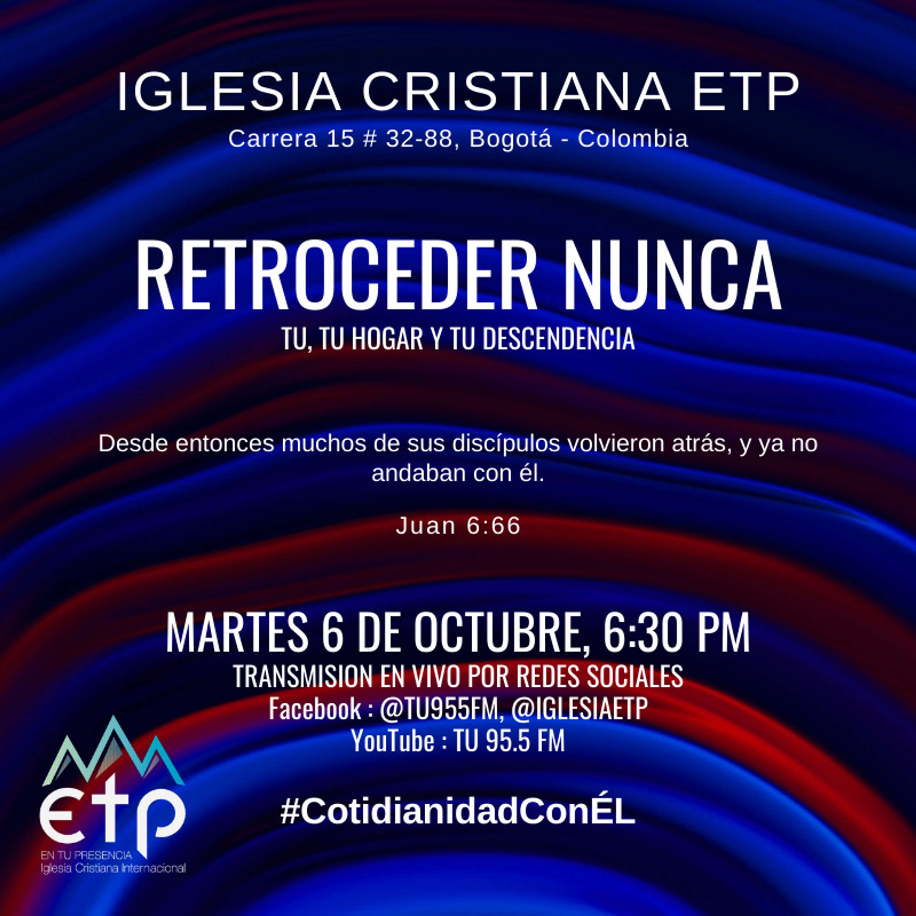 Charlas Pastores Luis Salas y Jeannette Noguera, Iglesia ETP