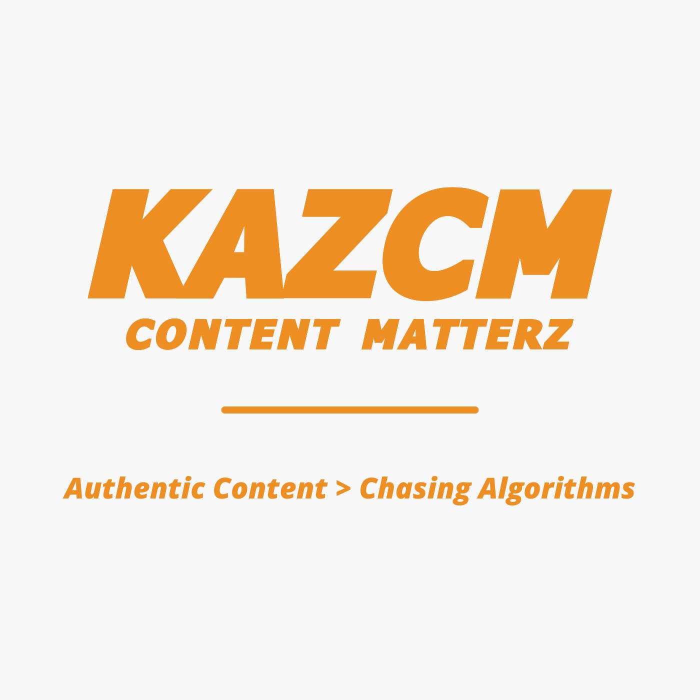 Authentic Content > Chasing Algorithms