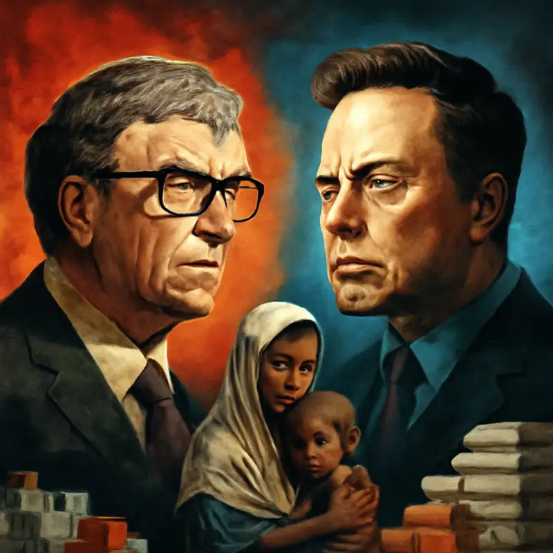 Battle of Titans: Gates vs Musk on Global Health and Humanitarian Aid