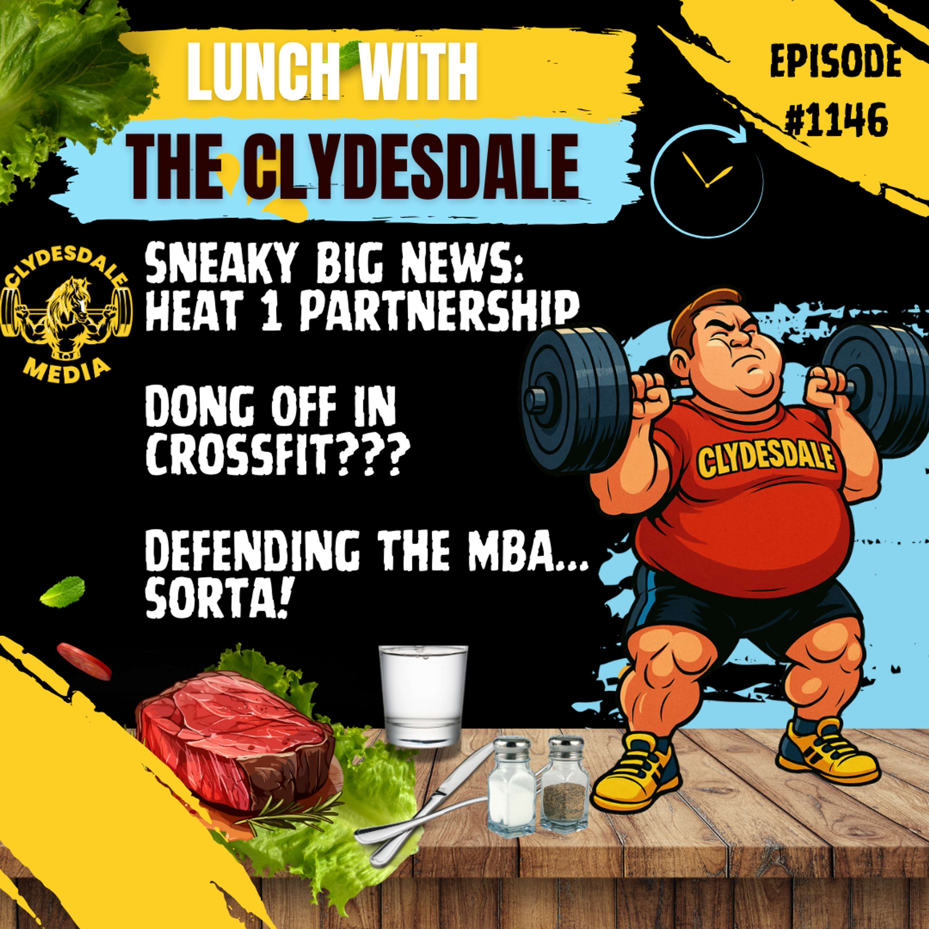 Lunch with the Clydesdale - Sneaky Big News! Heat 1 Partnership!!!