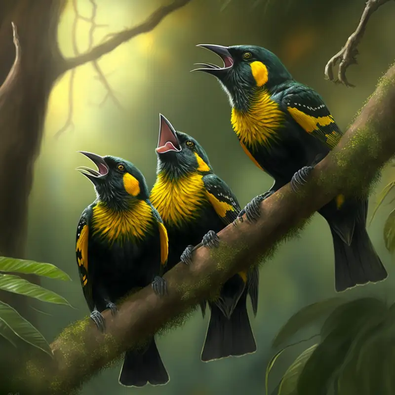 Birdsong in the Rainforest: Yellow-rumped Cacique