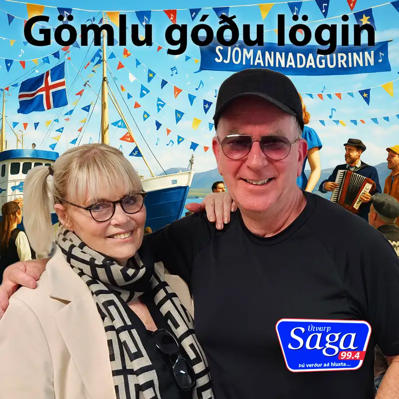 Maggi Magg og Mjöll Hólm söngkona