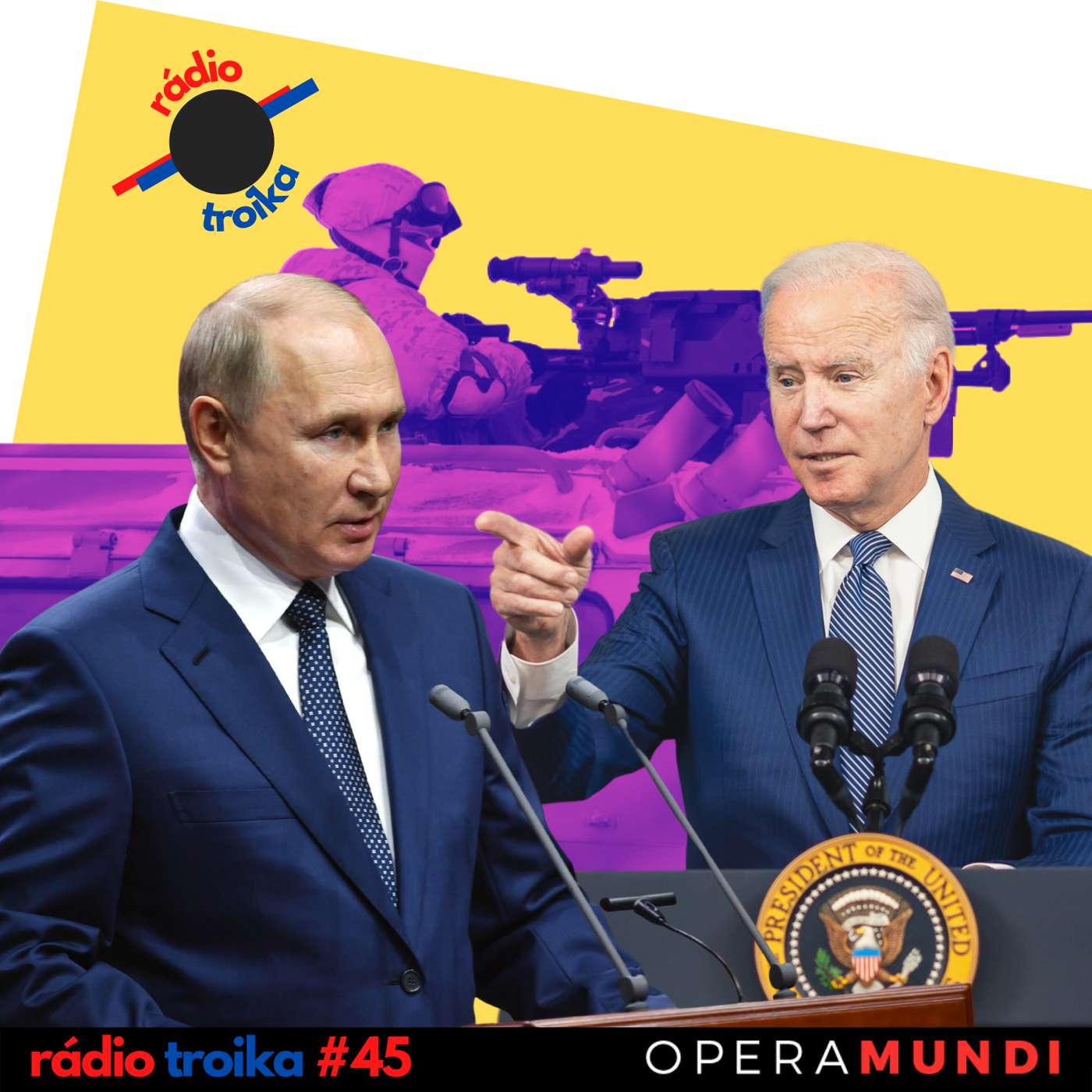 #45 - Rumos da guerra: Rússia faz exigências para encerrar conflito na Ucrânia episode artwork