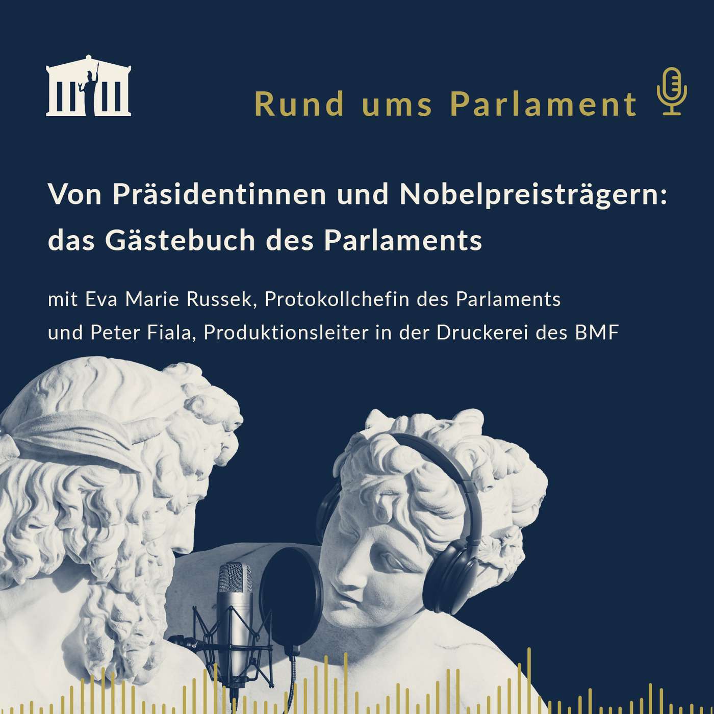 Von Präsidentinnen und Nobelpreisträgern: das Gästebuch des Parlaments