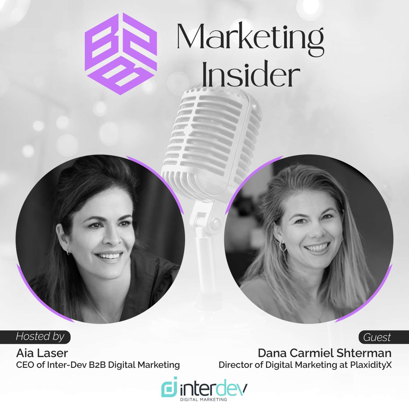 Aia Laser- Hosting B2B Digital Marketing Hub Podcast