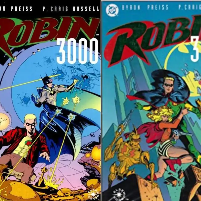 What if Robin fought aliens in the year 3000 (and was blonde)? With Special Guests Jessika & Mike from Ten Cent Takes (DC Elseworlds: Robin 3000 #1-2)