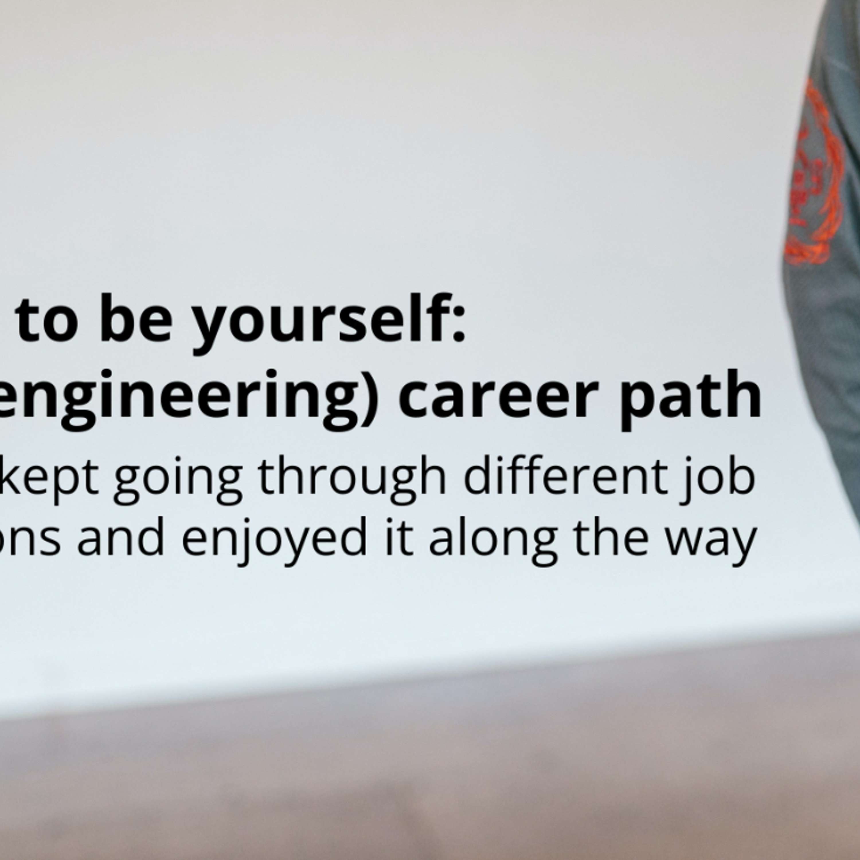 cover of episode Dare To Be Yourself: My (Engineering) Career Path