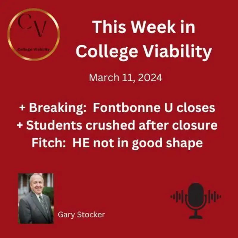 This Week In College Viability (TWICV) for March 11, 2024