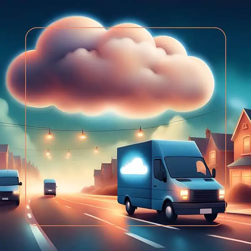 How can cloud computing contribute to cost-effectiveness and sustainability in logistics?