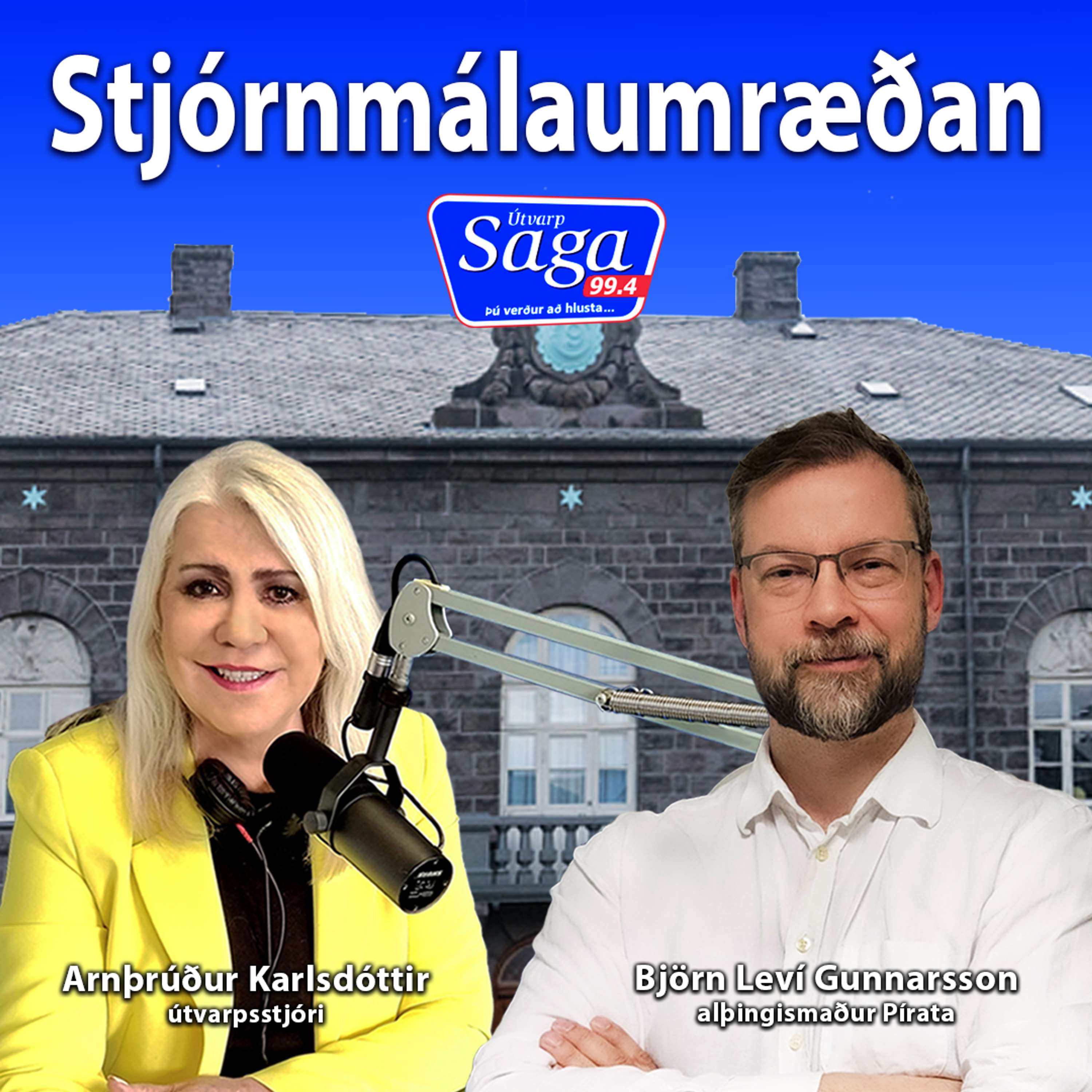Stjórnmálaspjallið -Arnþrúður Karlsdóttir ræðir við Björn Leví
