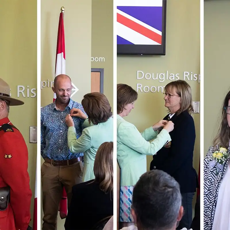 Four outstanding Nanaimo citizens receive Coronation Medal