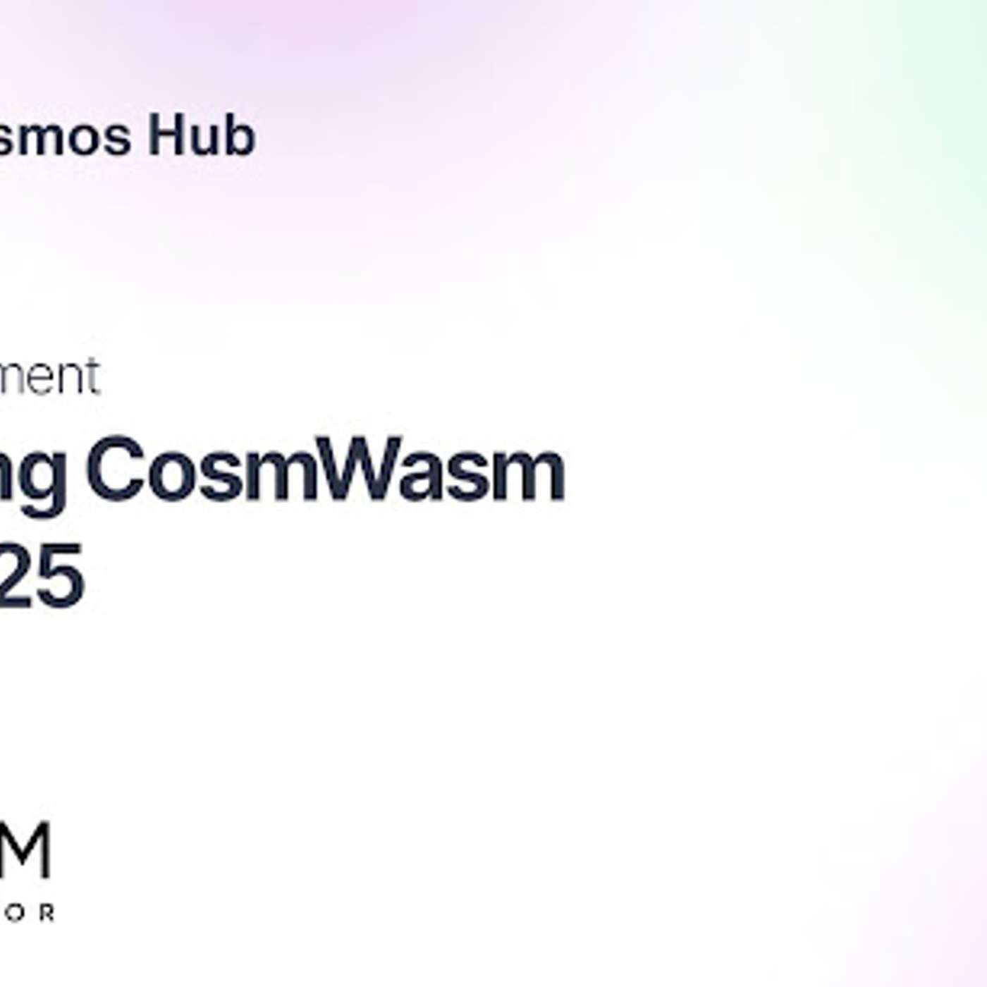 Atom Accelerator Puts Weight Behind CosmWasm Coalition, Offers Matching Funding With Neutron